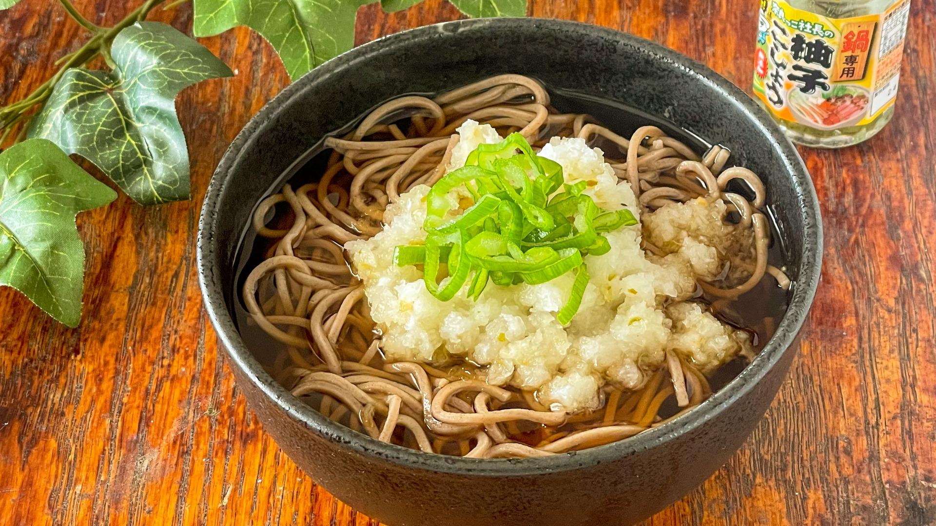 福井県の郷土料理「越前おろしそば」as