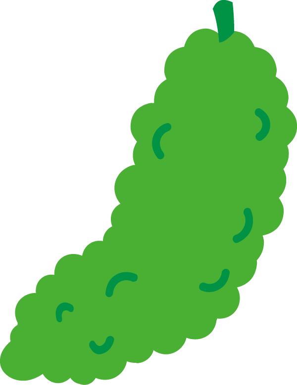 ゴーヤのイラスト園だより、おたよりで使えるかわいいイラストの無料素材集 イラストだより