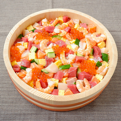 照り焼きチキンちらし おひなさまに♡子供も大人も嬉しい♬