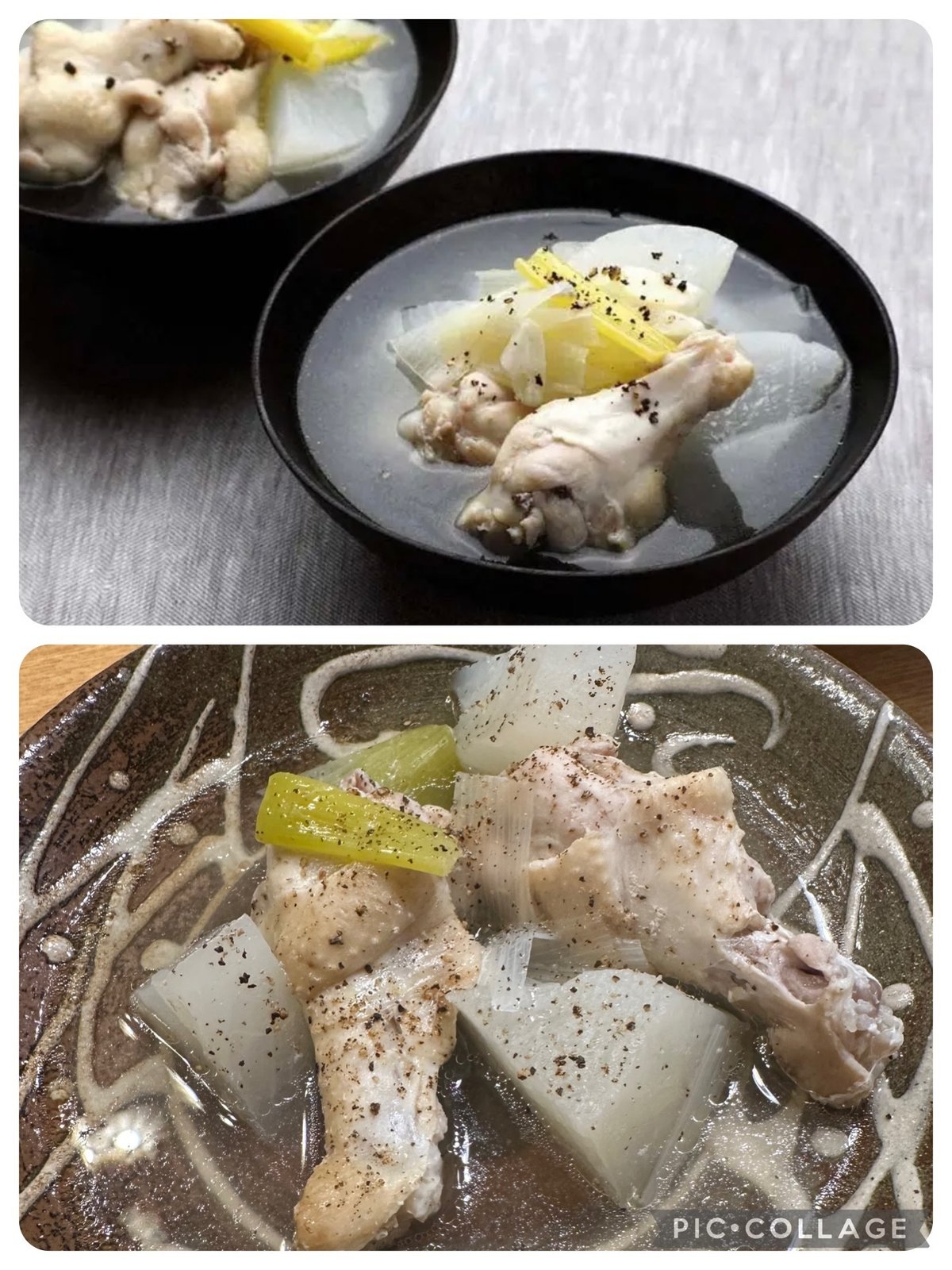 若鶏手羽元の和風ポトフ