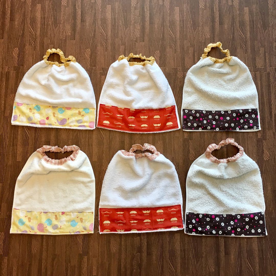 首ゴムタイプ 選べる3枚セット おりこうエプロン タオルエプロンiichi日々の暮らしを心地よくするハンドメイドやアンティークのマーケットプレイス