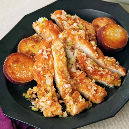 ヤバイ！これ、胃袋掴めちゃいます！むね肉がしっとり柔らか〜♡オニオンソースの油淋鶏 簡単☆節約: 作り置き＆スピードおかず de おうちバル〜yuu's stylish bar〜 Powered by ライブドアブログ