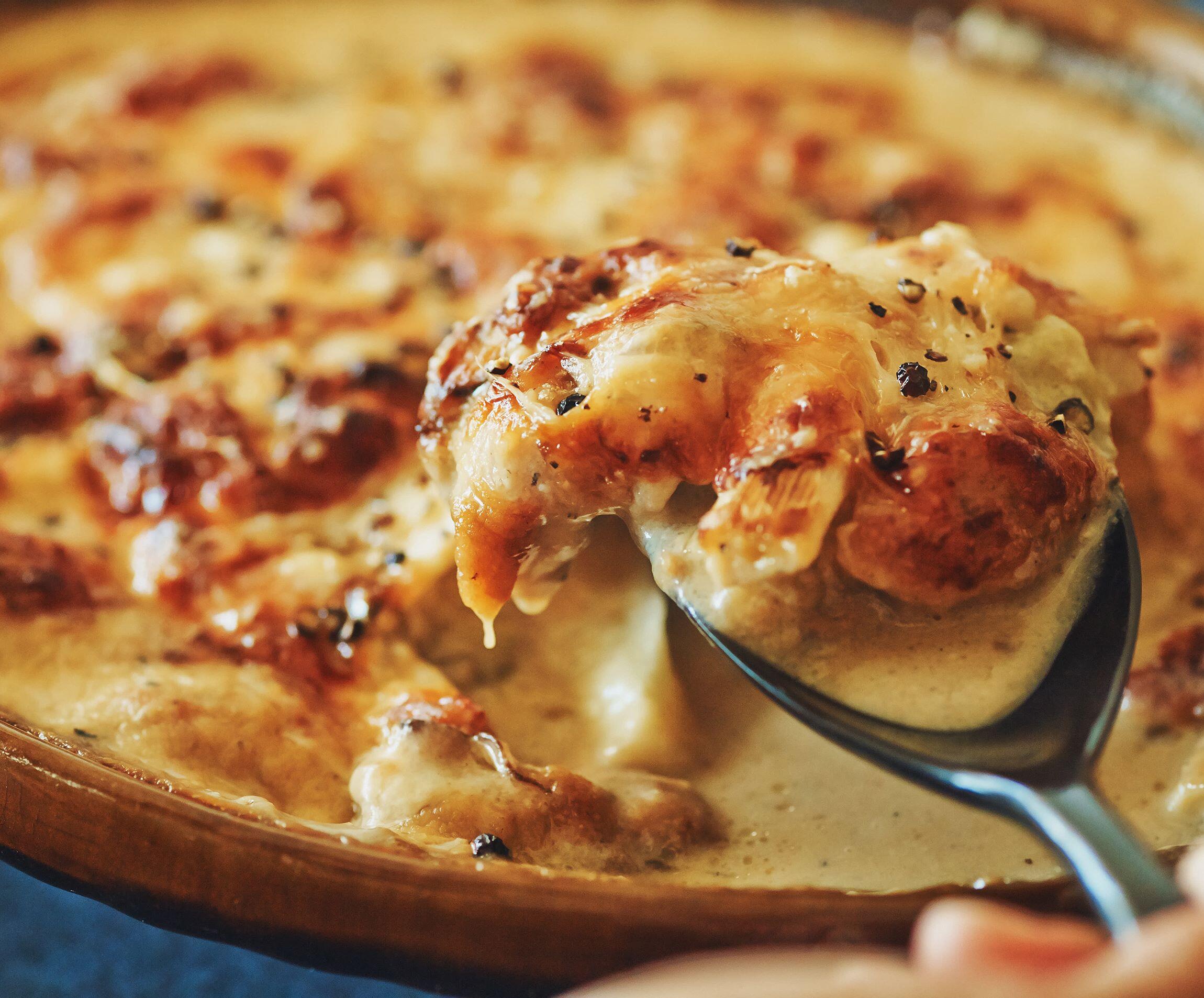 白ネギの味噌マヨチーズ焼き