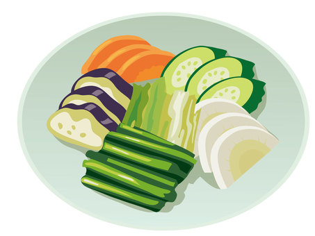 筆絵のぬか漬け２イラスト - No: 2370242無料イラスト・フリー素材なら「イラストAC」