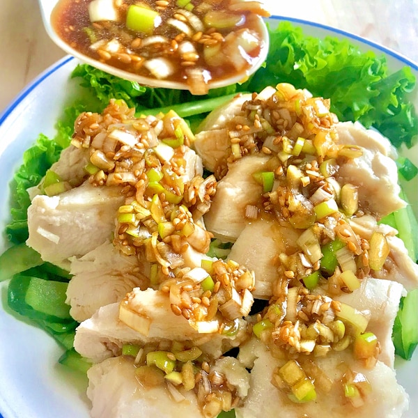 簡単おうち中華♪やみつきよだれ鶏