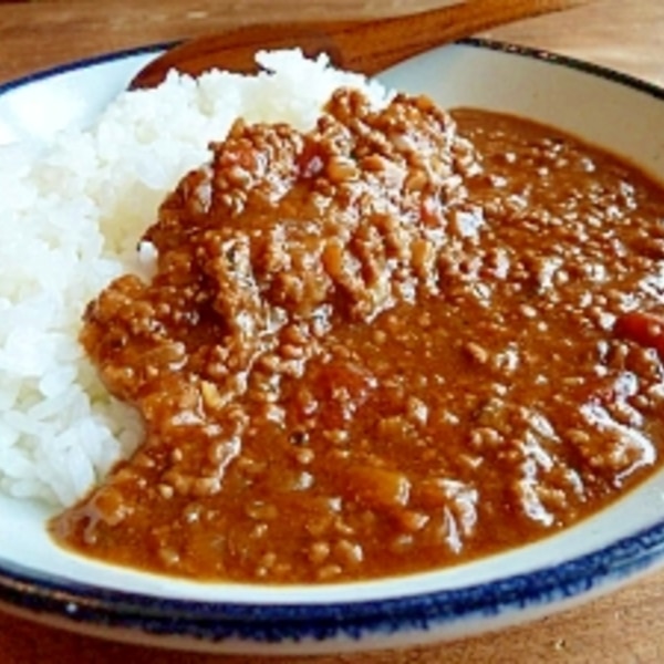 レシピ フライパンで簡単♬さっぱりトマトのキーマカレー♬ - しにゃごはん blog