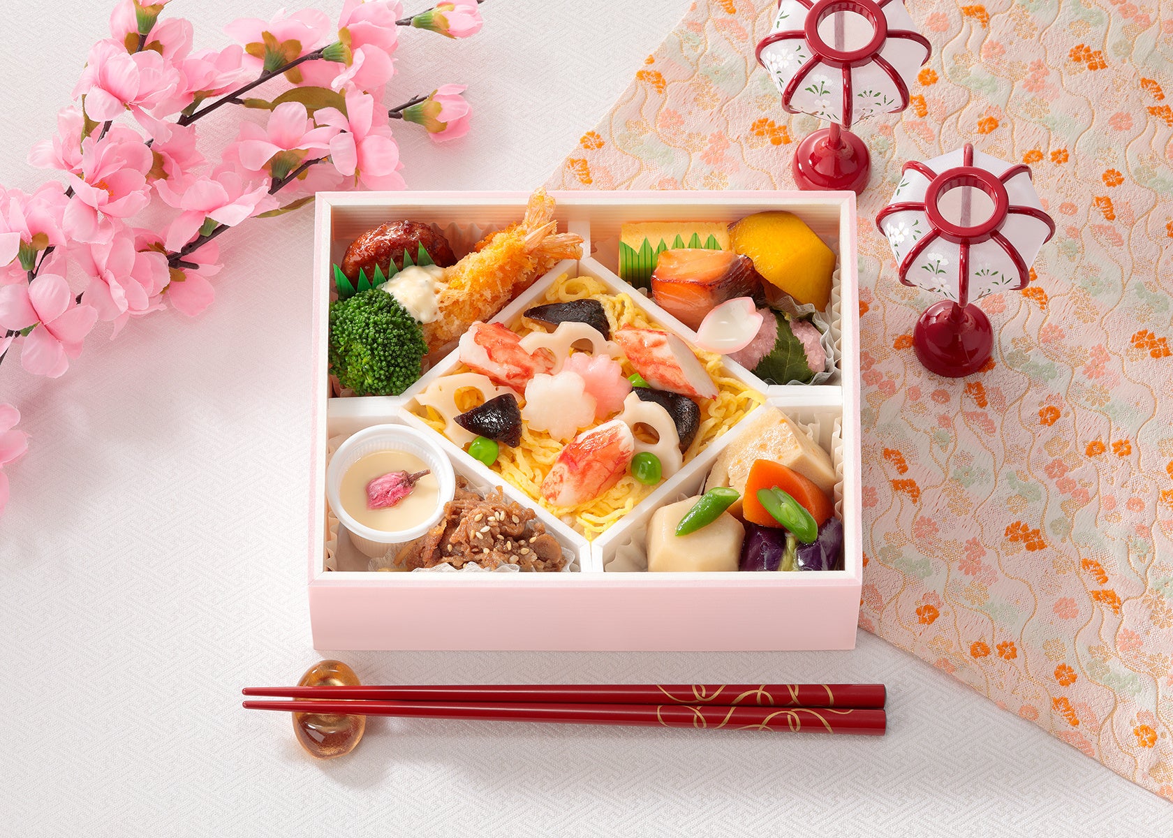 桜餅と京弁当でおとなのひな祭り福陽ブログ