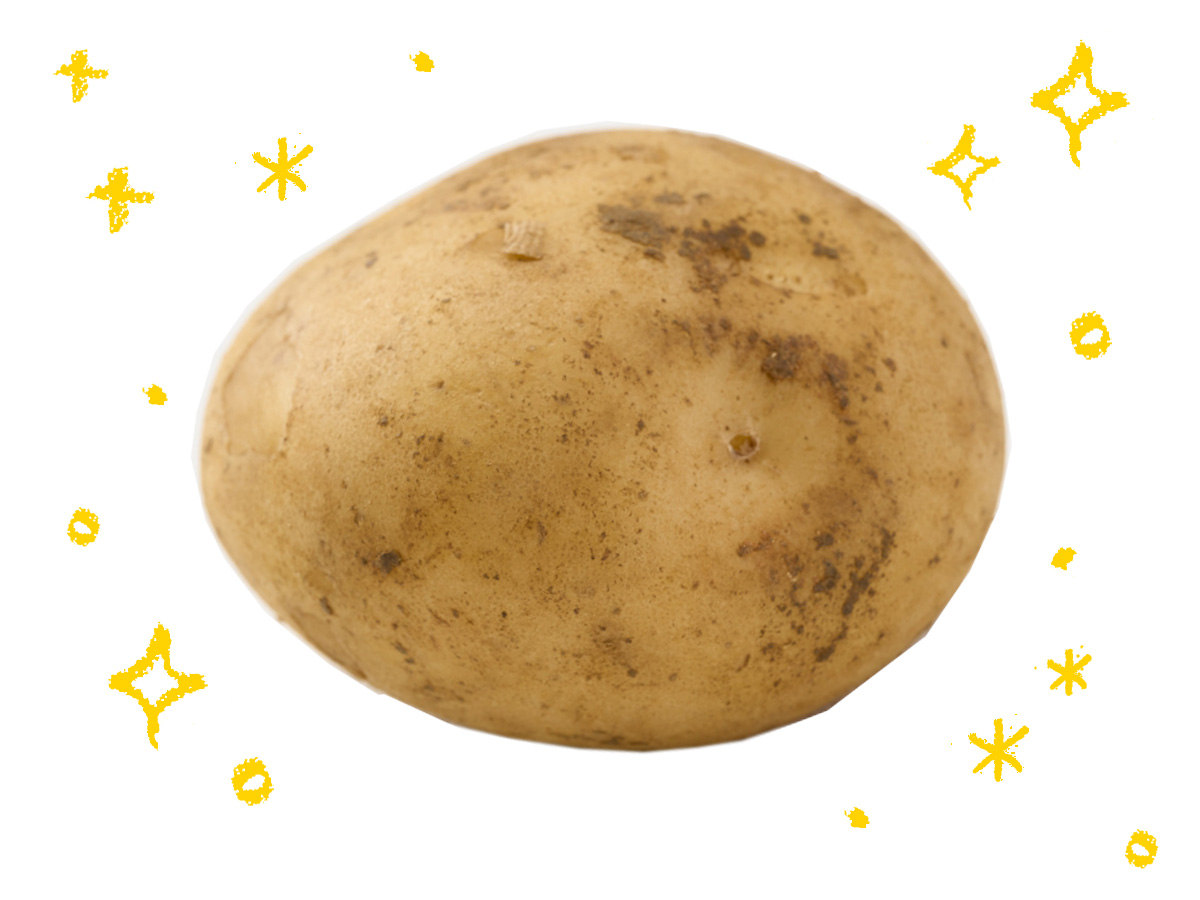 温野菜インカの目覚め じゃがいも皮付乱切り商品についてイエコックの宅配カット野菜を定期でお届けiecook