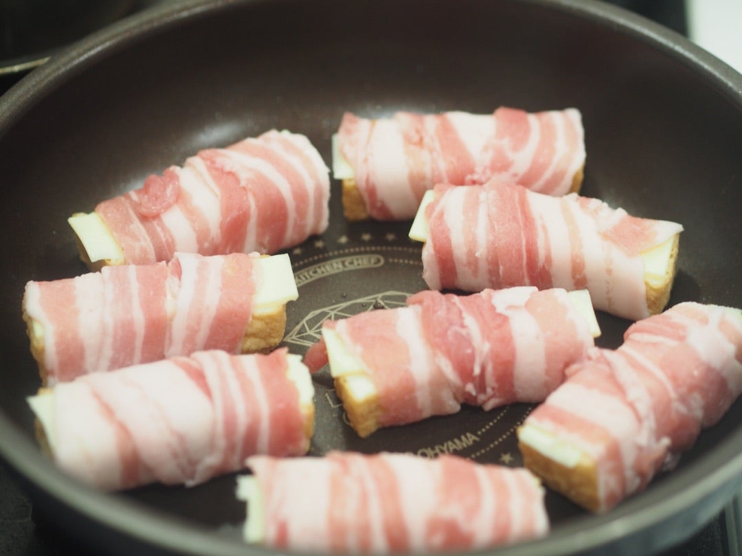 レシピ 肉巻き厚揚げのやみつきネギ塩まみれ - しにゃごはん blog