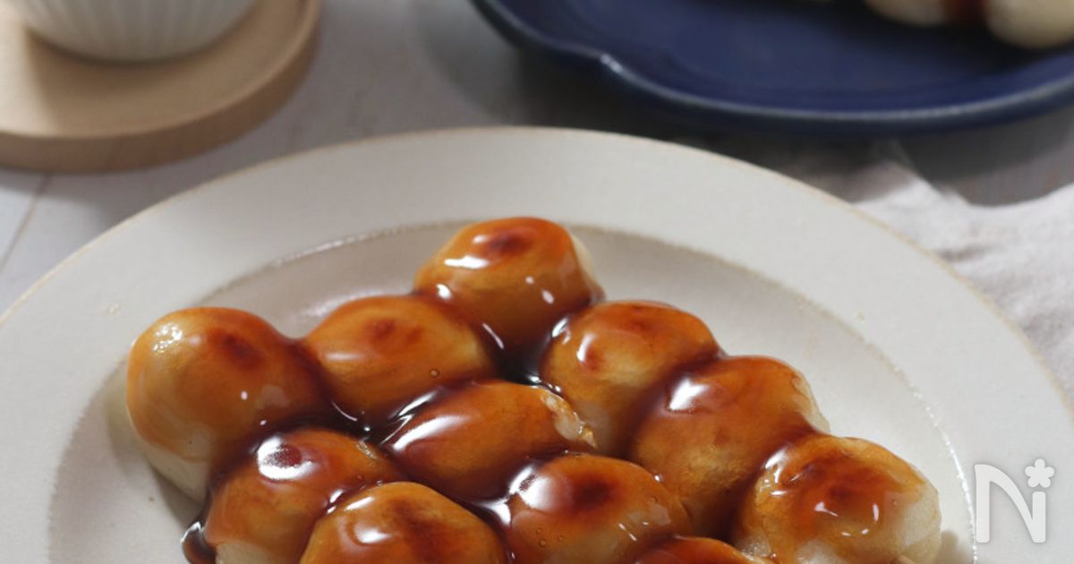 白玉団子のサクサク揚げ