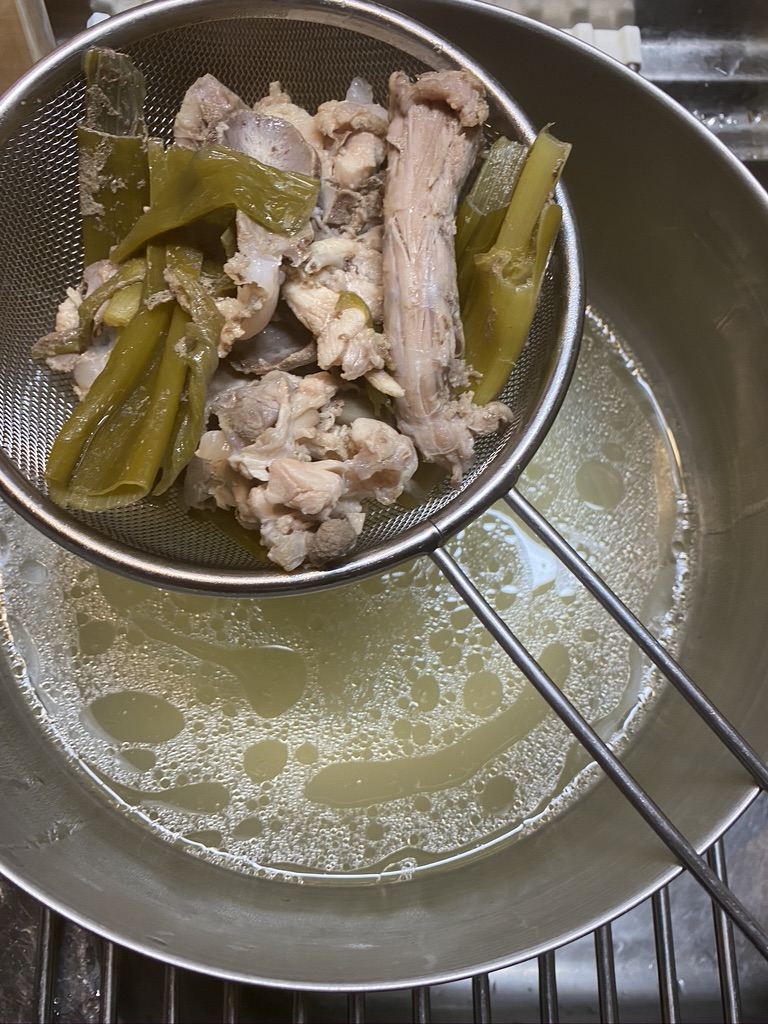 圧力鍋で鶏白湯スープ作り: 自作ラーメン研究ブログ