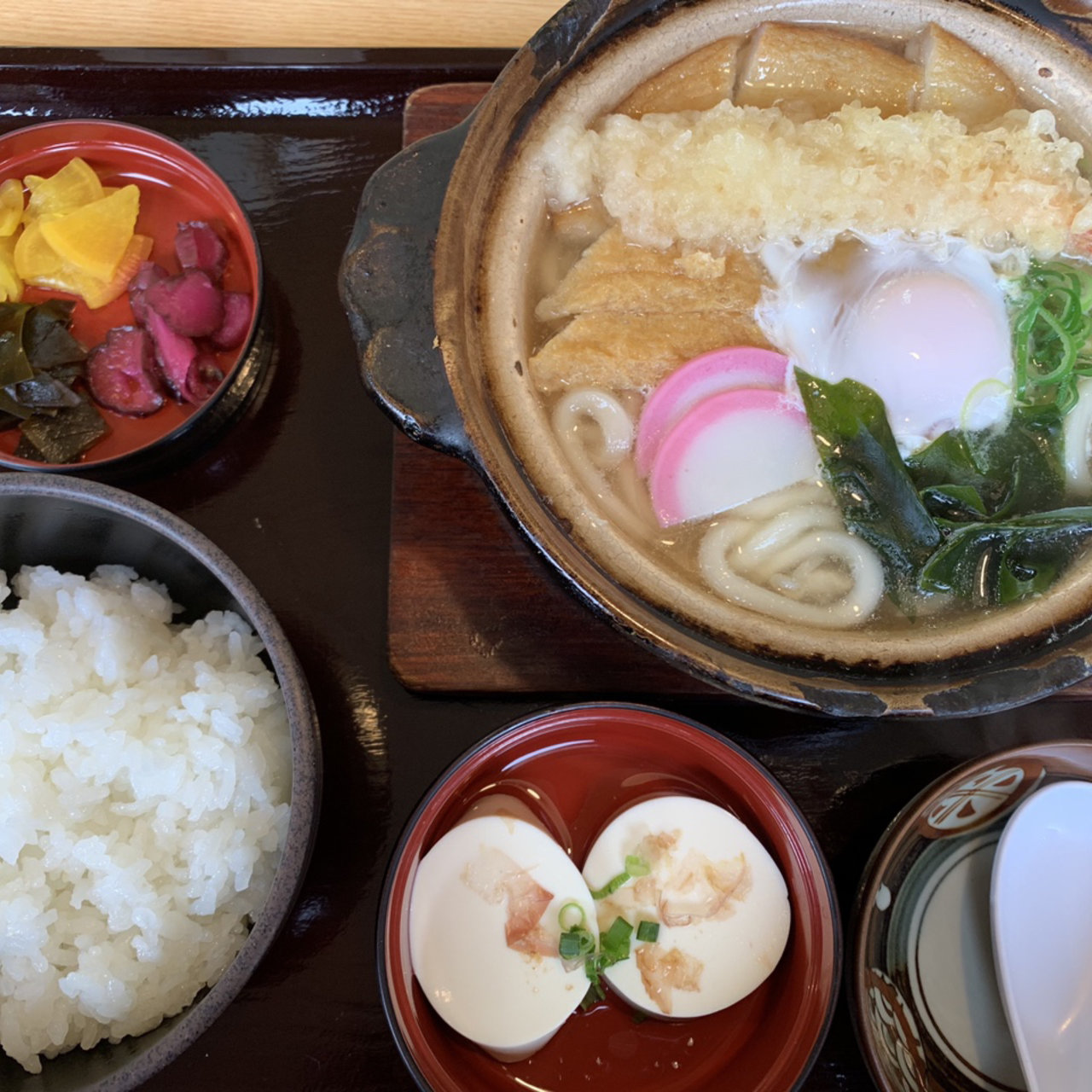 L＾} が食べたもん:絶品 鍋焼きうどん 飩兵衛