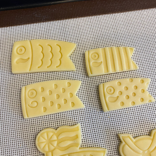 ☆手作りクッキー型でこいのぼりクッキー∪・ω・∪。・☆YUIKA＠dream diary☆