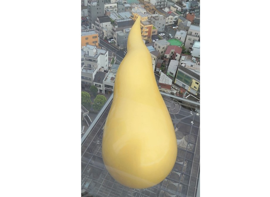 アサヒビールのオブジェはオリンピックの聖火台だった！ – Towing Caravan with Land Rover