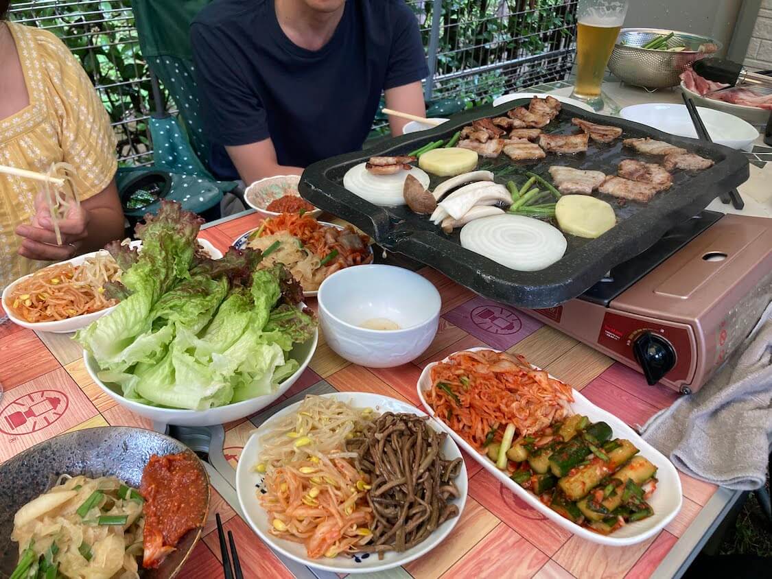 お肉と野菜をたくさんはさんで召し上がれ♡サムギョプサルクラシル