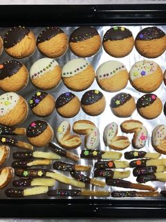 市販のクッキーにチョコかける バレンタインTikTok