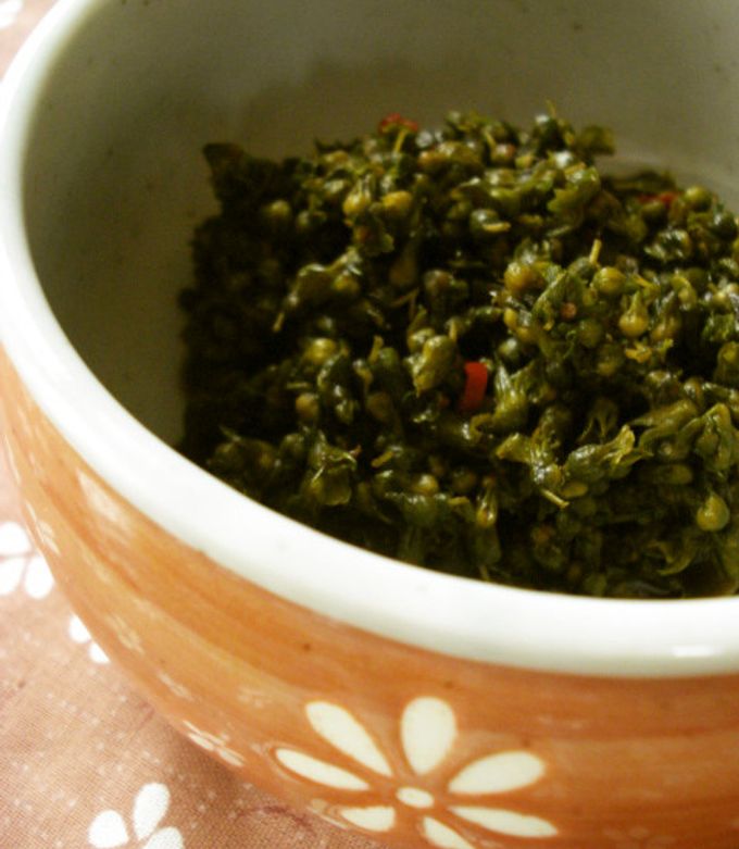 しその実の塩漬け、今年も作りました。 - てのしごと～ながくて風土～