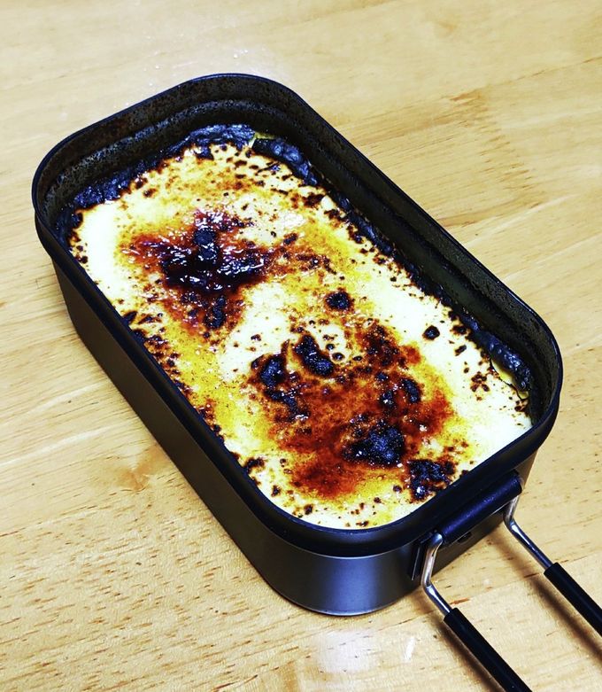 簡単キャンプ飯 メスティンで「プリン」を作っちゃおう！でかプリンは人類の夢！ふくふく〇