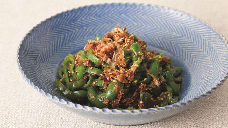 ピーマンのおかか醤油