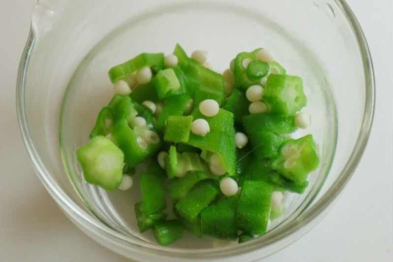 オクラとささみのサッパリ和えからし酢みその藤商店