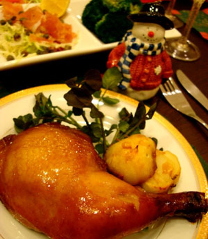 材料4つ 手羽元で簡単！麹ローストチキンの作り方！クリスマスにも