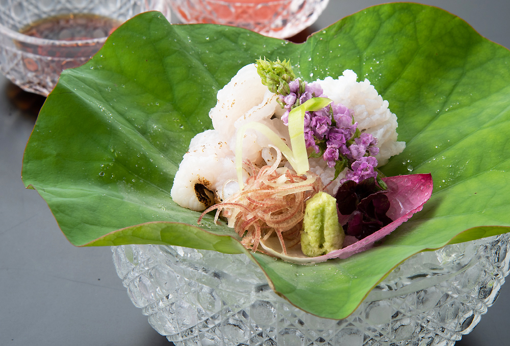 山口の食 夏野菜とともに味わう、鮑や鯛、ふぐなど新鮮な海の幸。～夏会席「月舟」「紫野」のご案内 6～8月大谷山荘だより ブログ山口県湯本温泉 旅館 大谷山荘