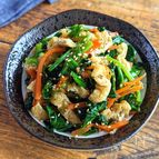 カンタン♪椎茸とほうれん草のおひたし