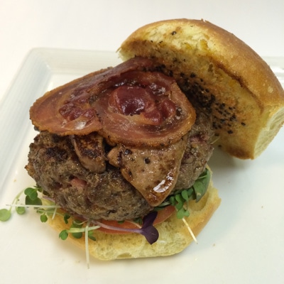 SHARES勝どきのニューヨークネイキッドバーガー TOPPING オニオンコンフィ: ハンバーガーストリートブログ版