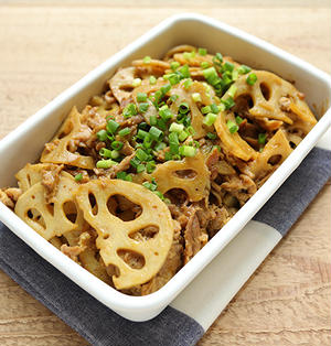 れんこんのカレーマヨあえ