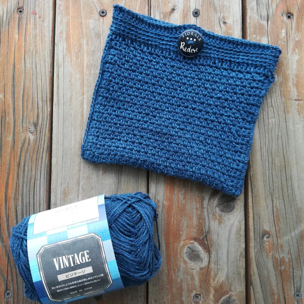 かぎ針編みの簡単ミニポーチの編み方と編み図-Crochet and Me かぎ針編みの編み図と編み方