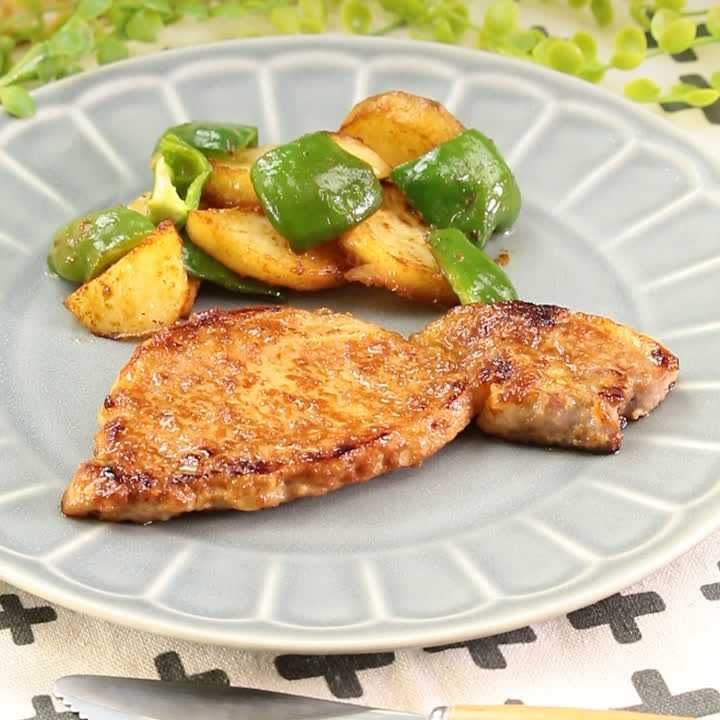 豚ロース厚切り 下味冷凍 塩麹TikTok