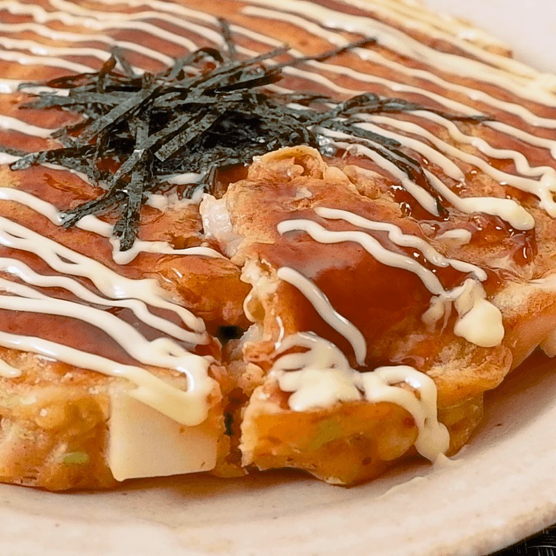 とろーり キムチーズお好み焼き