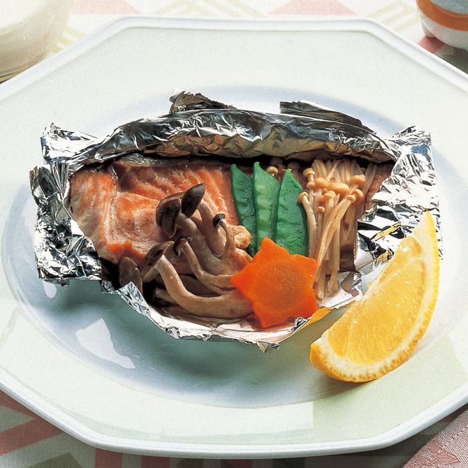 鮭のホイル焼き山内鮮魚店の海鮮レシピ