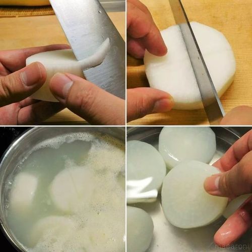 レンジで味しみしみ〜♩大根と油あげの甘辛煮