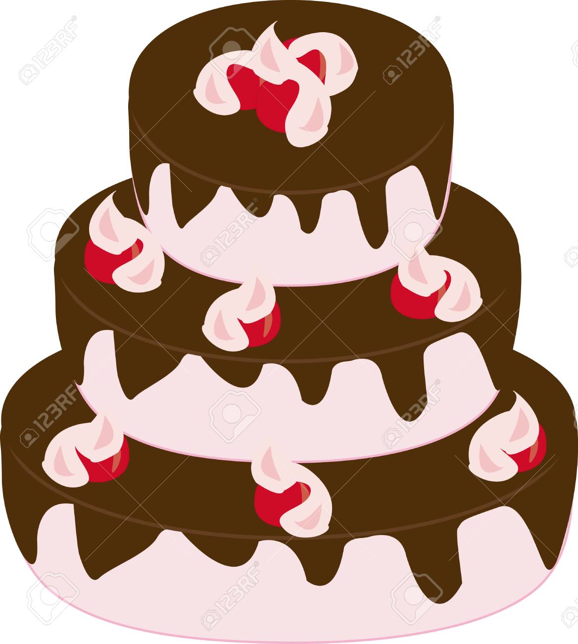 チョコレートケーキのイラスト素材 - フリーイラスト素材配布サイトIllustATAM