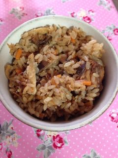 さばの味噌煮缶だけ⋆炊き込みご飯