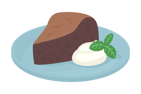 チョコレートケーキ イラスト素材4415183- フォトライブラリ