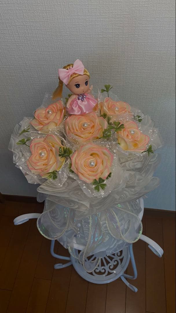 リボンラッピング花束・ブーケ 赤バラ 7本祝い花と供花の販売 ネットの花屋 ビジネスフラワー®祝い花と供花の販売 ネットの花屋 ビジネスフラワー®