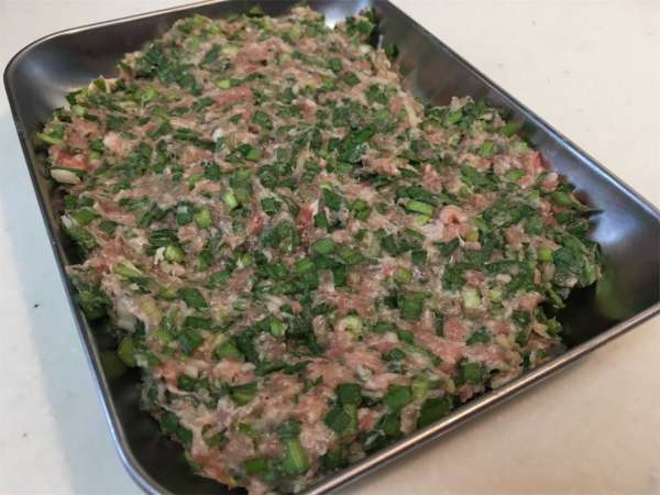 生地も手作りニラまんじゅう♪