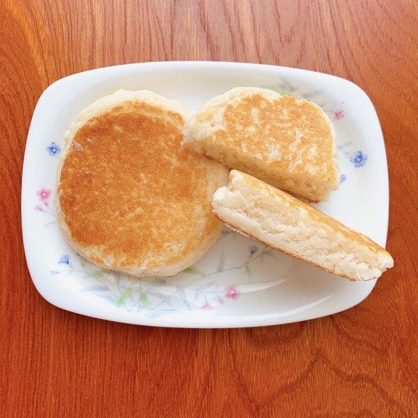 フライパンで簡単♪米粉パン 卵 乳 小麦粉 イースト不使用