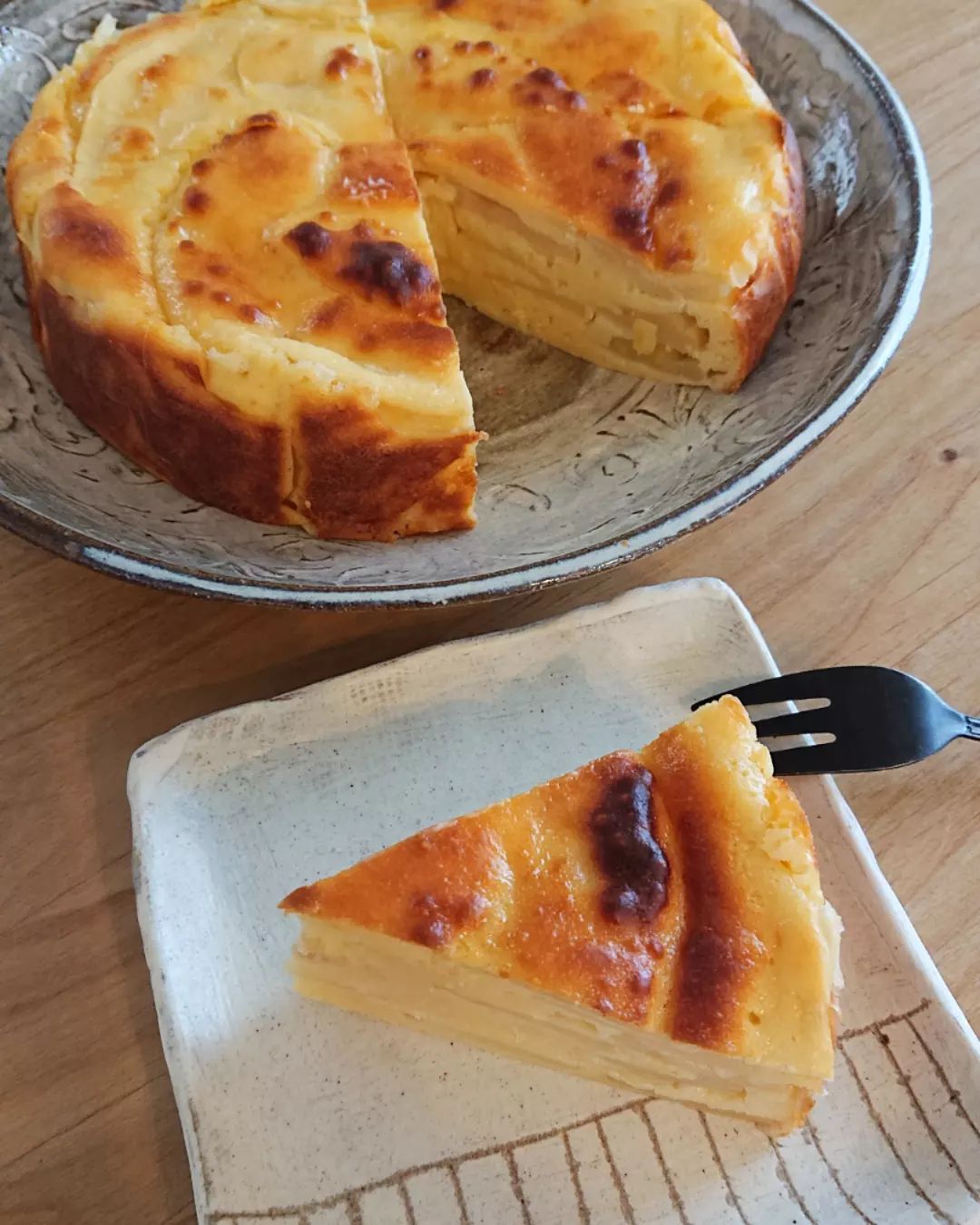 りんごヨーグルトケーキの作り方☆混ぜて焼くだけ！ホットケーキミックスで超簡単♪もっちり食感のヨーグルトケーキです☆-How to make AppleYogurt Cake- 料理研究家ゆかり