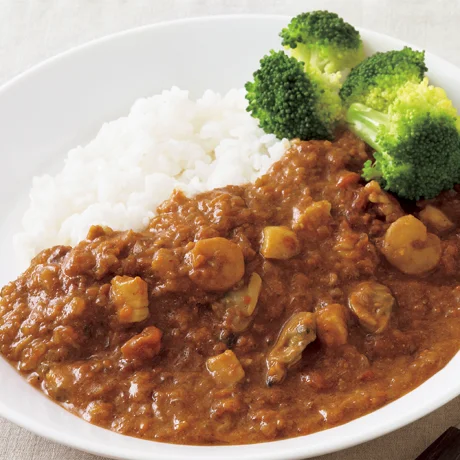 シンプルな味わい♪ シーフードミックスでカレ