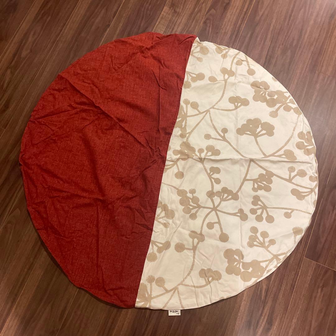洛中 高岡屋 せんべい座布団 ＋ 新品カバ