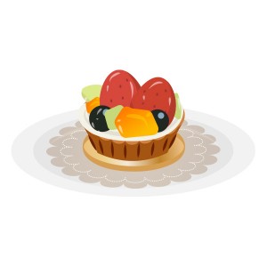 いちごタルト」のイラスト素材・ベクター画像 - イメージマートimagemart