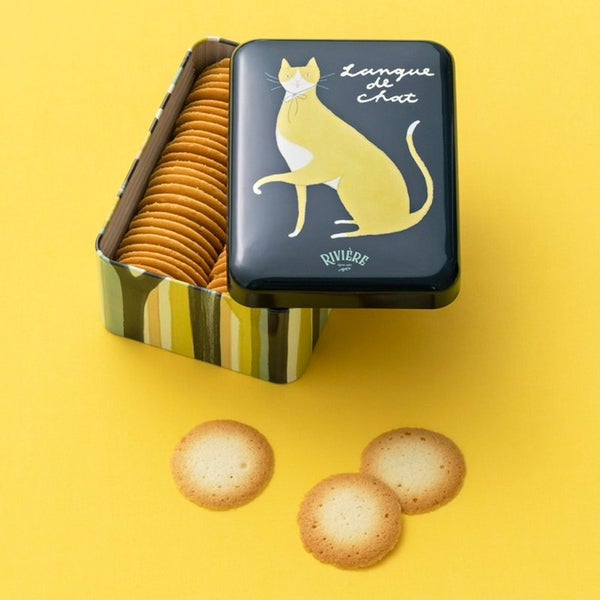 リビエール ラングドシャ マノン缶 リビエール「マノン」「ラングドシャ」クッキー缶2種nobu