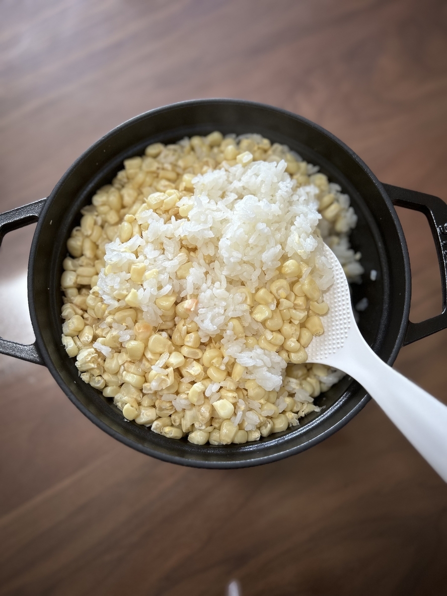 とうもろこしご飯 炊き込みご飯 のレシピ 作り方：白ごはん.com