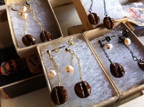 coffee bean hook手作りシルバーアクセサリー muku handmade 公式