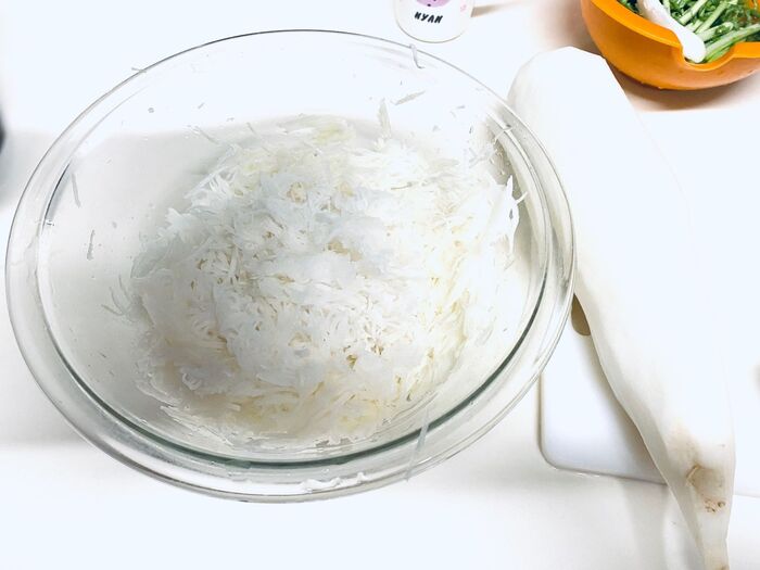 お雑煮のための「ひき菜」作り : Melody♪