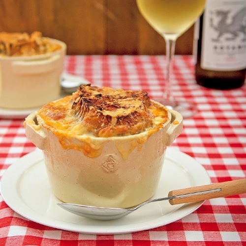 5分で作る♪ オニオングラタンスープ