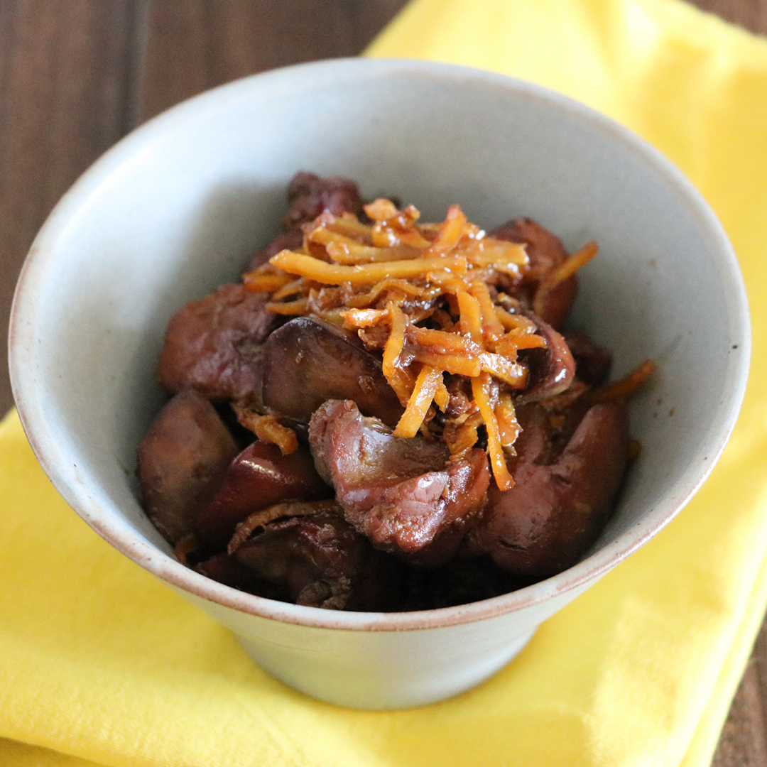 豚レバーの甘辛煮